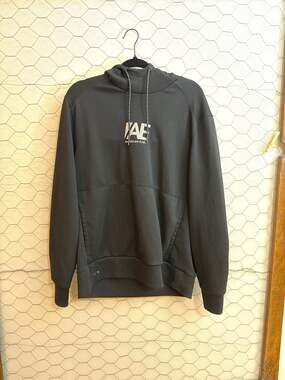 American Eagle AE 24/7 Fleece Pullover Hoodie Black Men's Size Large
